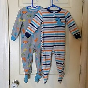 Dinosaur Pajama Onesies